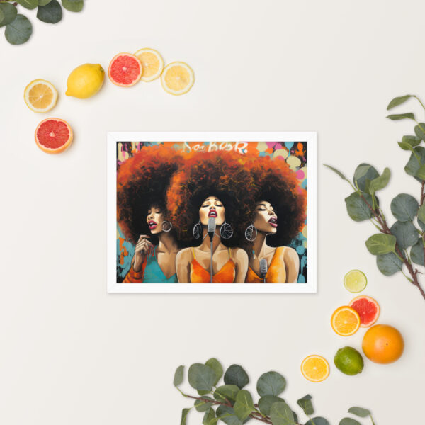 Sistas Singing Framed poster - Image 5