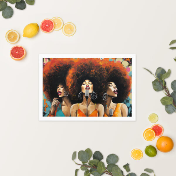 Sistas Singing Framed poster - Image 6