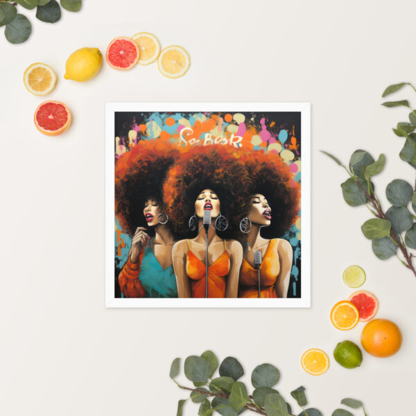 Sistas Singing Framed poster - Image 8