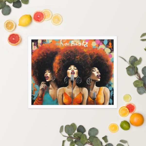 Sistas Singing Framed poster - Image 9