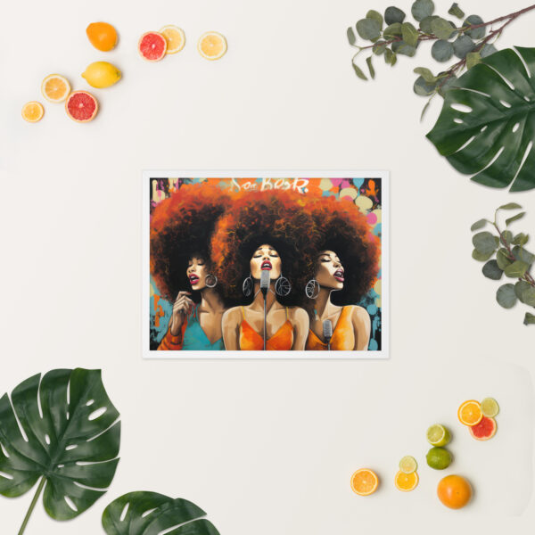 Sistas Singing Framed poster - Image 11