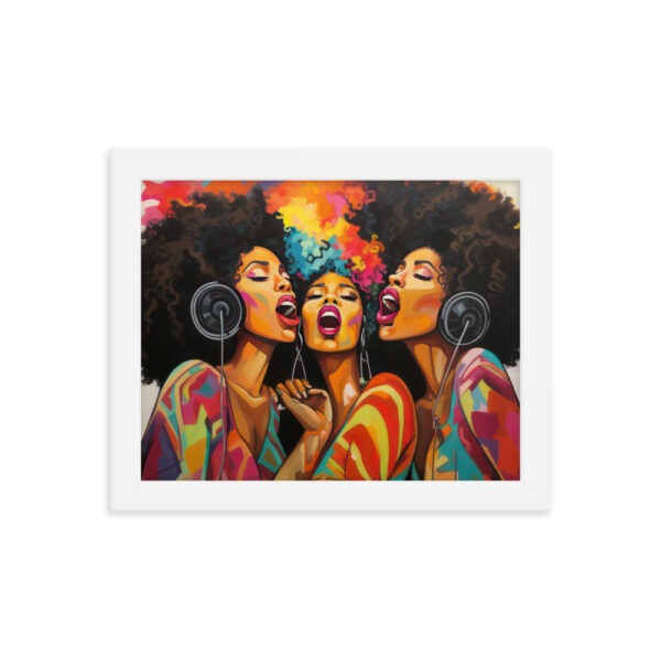 Sing Sistas Framed poster - Image 2