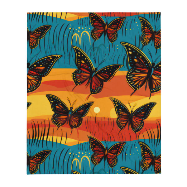 Butterflies Throw Blanket