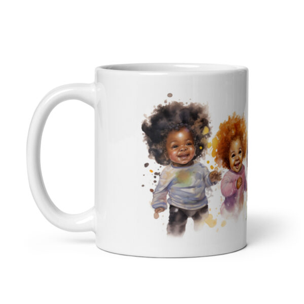 Happy Babies White glossy mug - Image 2